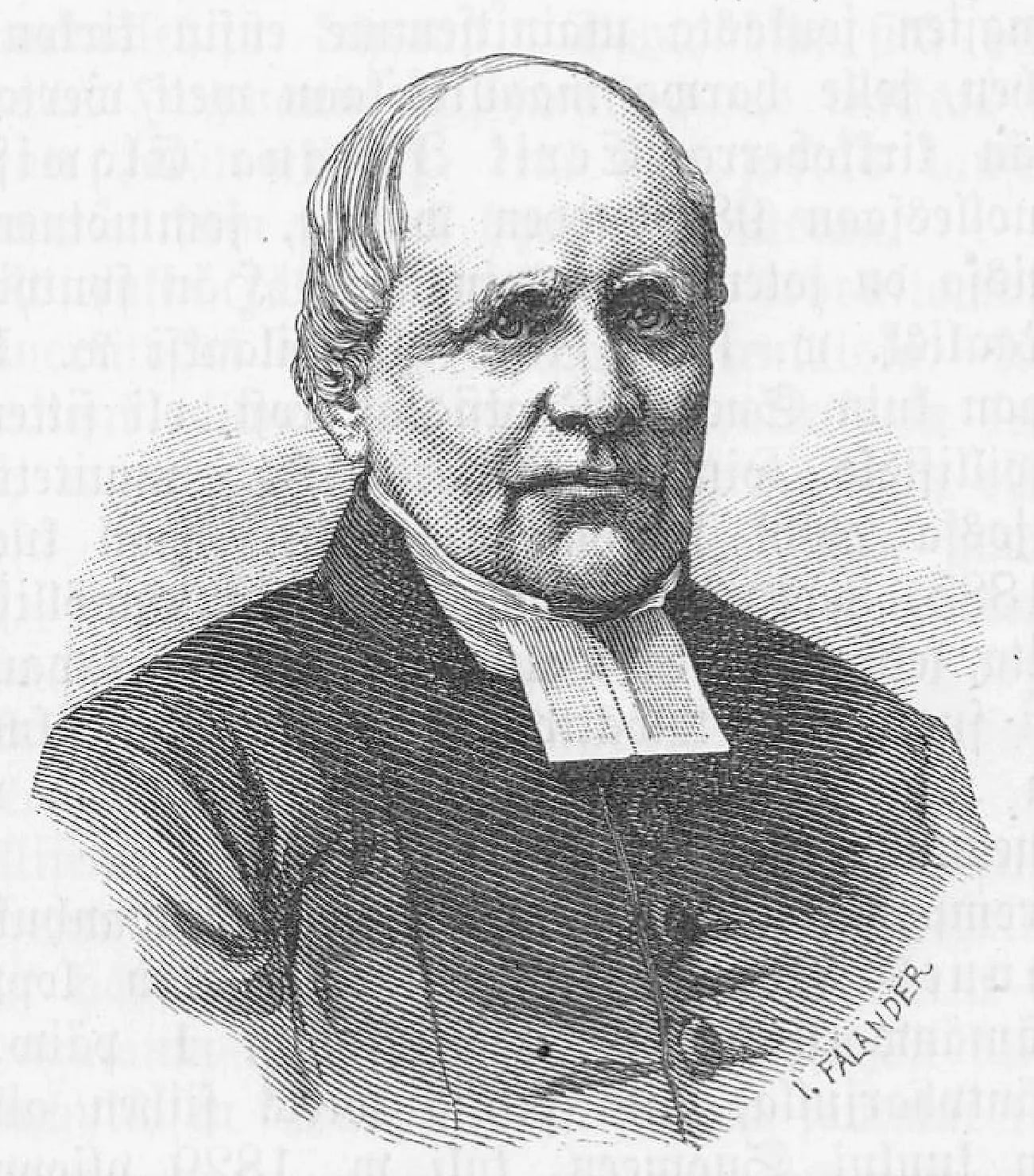 Portrait of Axel Emanuel Berner (1810–1884) – memorial page