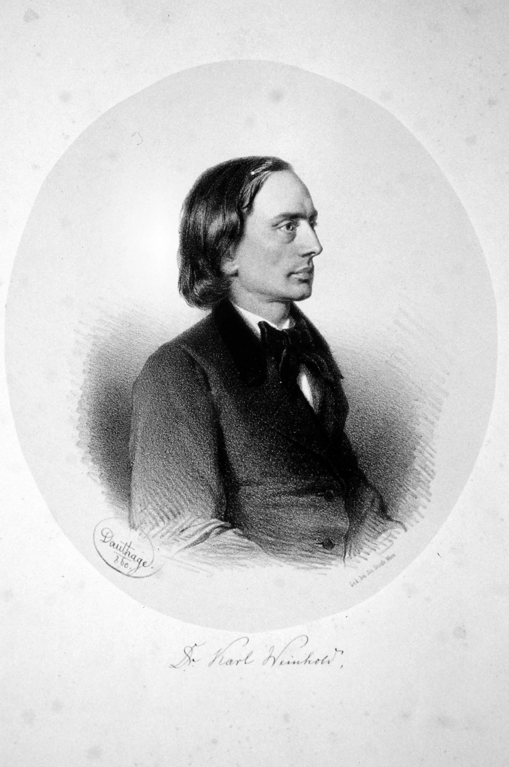 Portrait of Karl Weinhold (1823–1901) – memorial page
