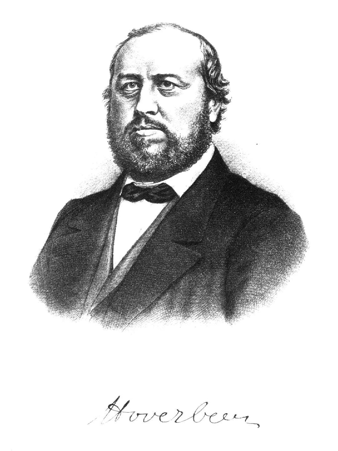 Porträt von Leopold von Hoverbeck (1822–1875) – Gedenkseite