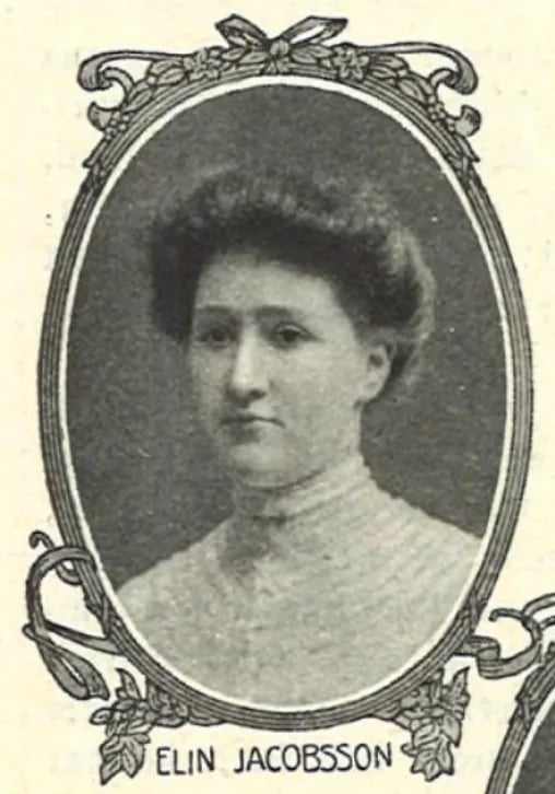 Porträt von Elin Jacobsson (1886–1978) – Gedenkseite