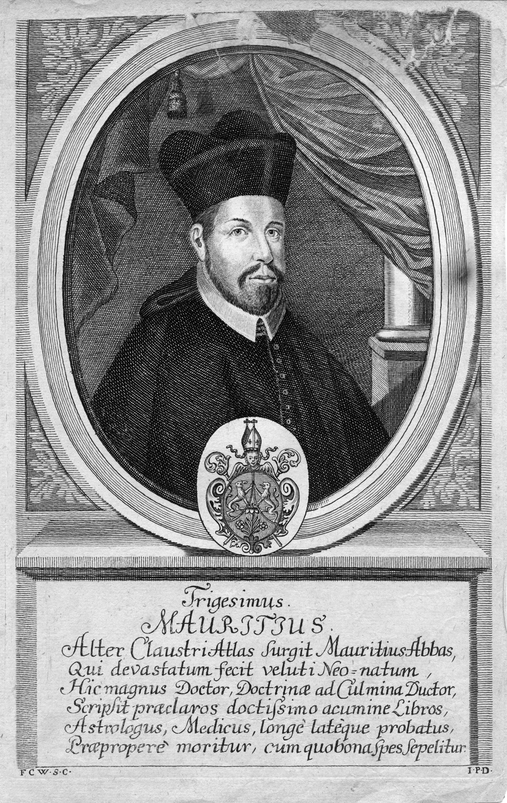 Porträt von Mauritius Knauer (1613–1664) – Gedenkseite