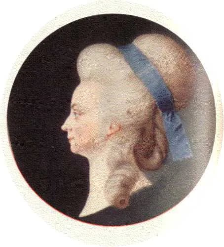 Porträt von Caroline Ulrike Amalie von Sachsen-Coburg-Saalfeld (1753–1829) – Gedenkseite