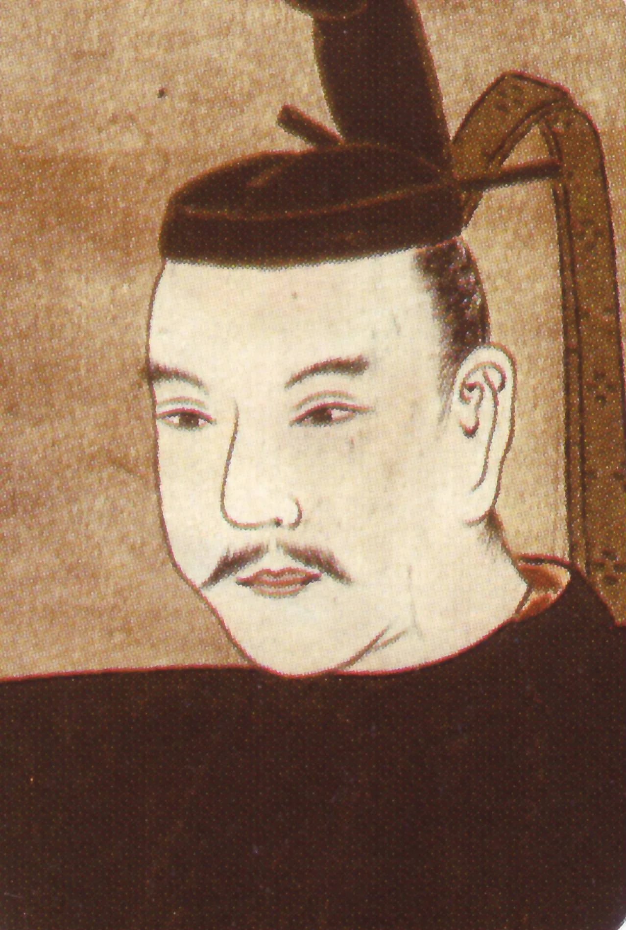 Porträt von Amago Tsunehisa (1458–1541) – Gedenkseite