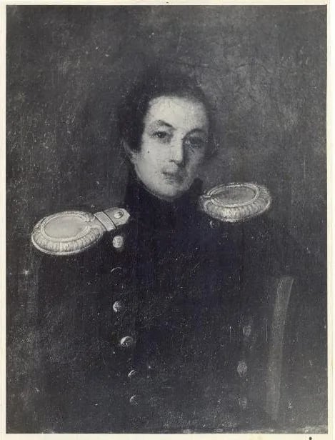Porträt von Mikhail Mikhailovich Karpinsky (1809–1868) – Gedenkseite