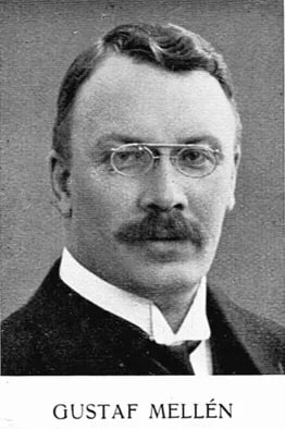 Porträt von Gustaf Mellén (1867–1938) – Gedenkseite