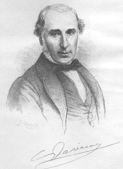 Porträt von Casimir Davaine (1812–1882) – Gedenkseite