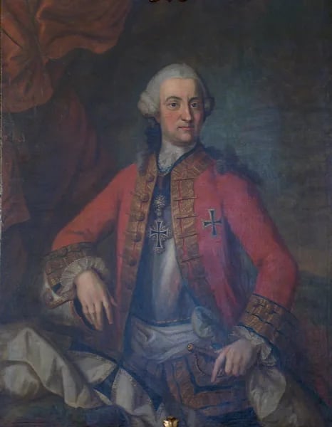 Porträt von Caspar Anton von Belderbusch (1722–1784) – Gedenkseite