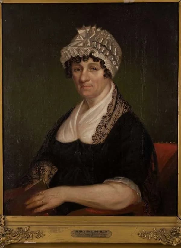 Portrait of Rebecca Machado Phillips (1746–1831) – memorial page