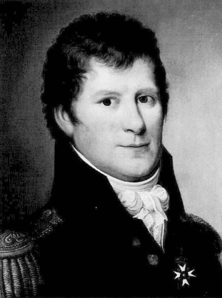 Porträt von Edvard Fredrik von Saltza (1775–1859) – Gedenkseite