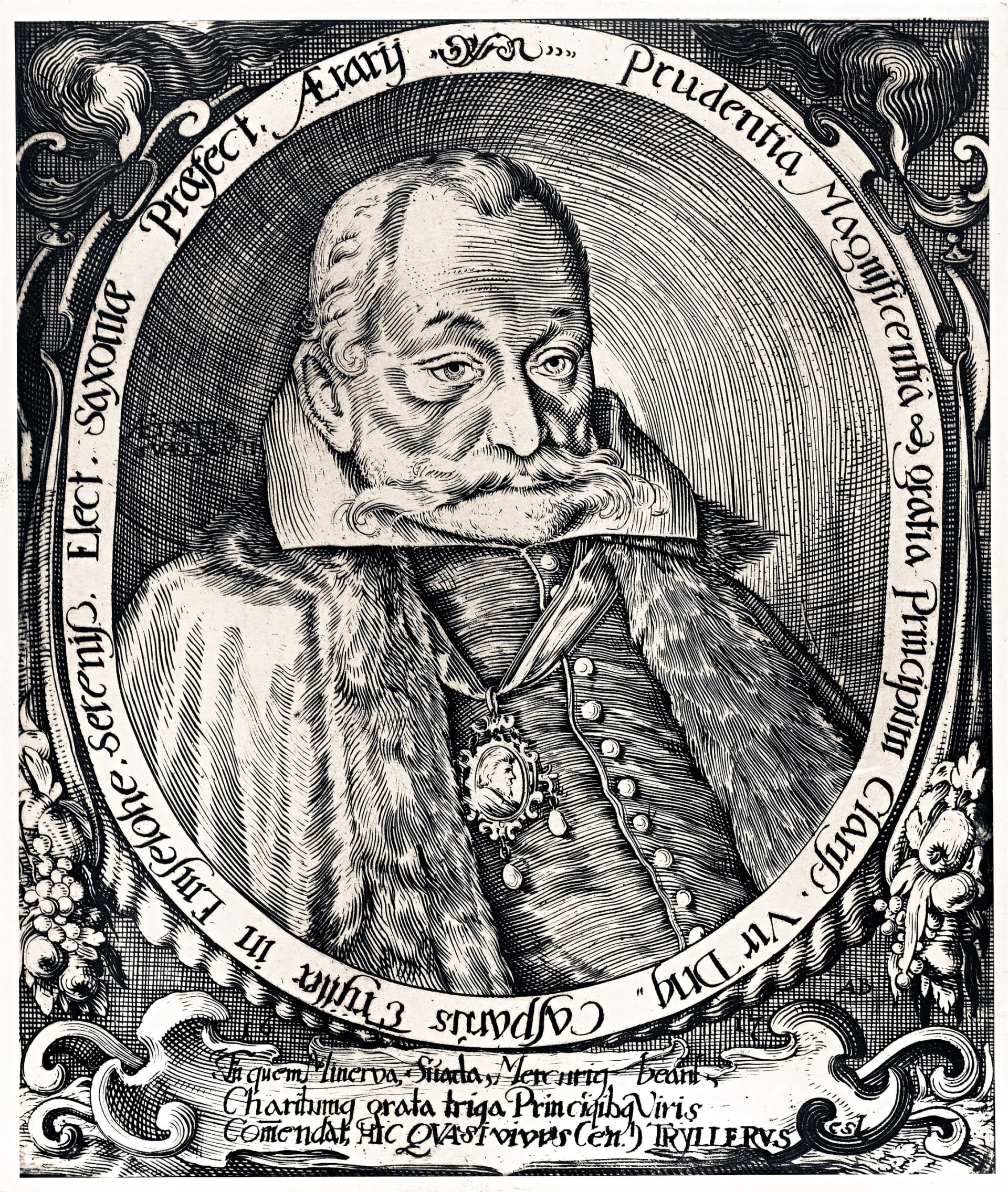 Porträt von Caspar Tryller (1542–1625) – Gedenkseite