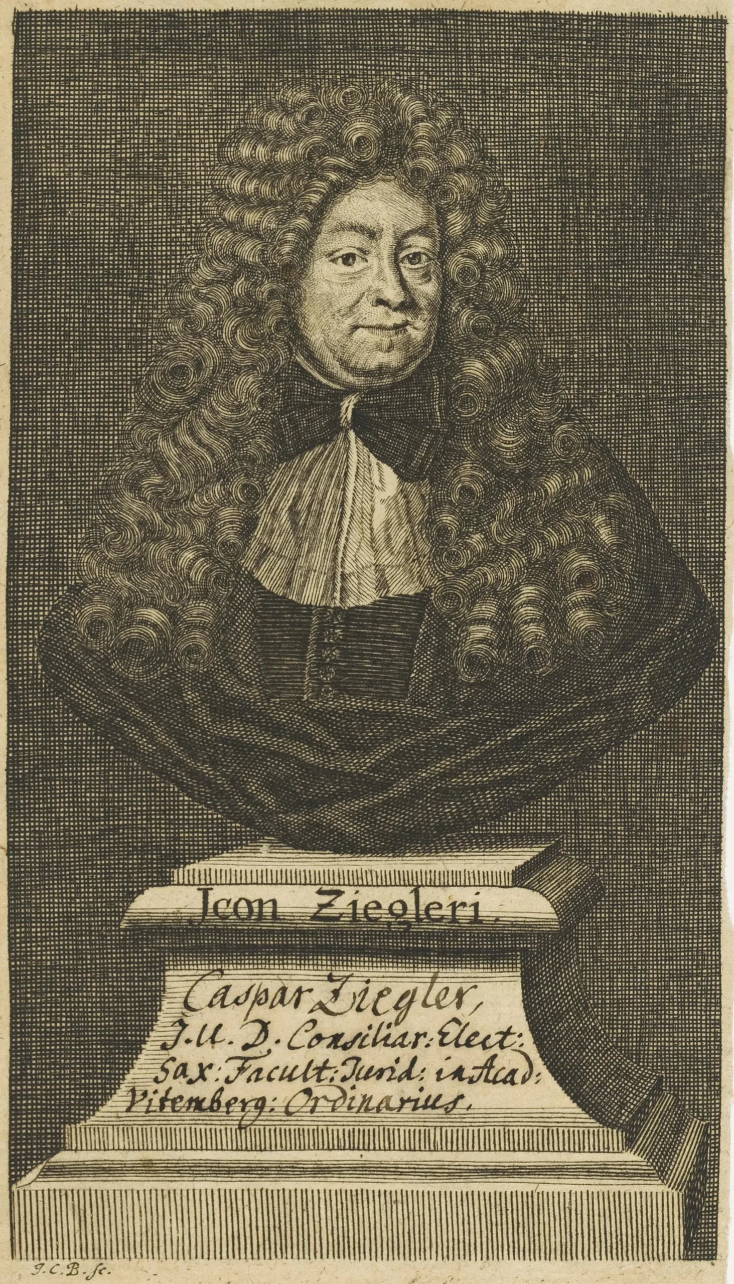 Portrait of Caspar Ziegler (1621–1690) – memorial page