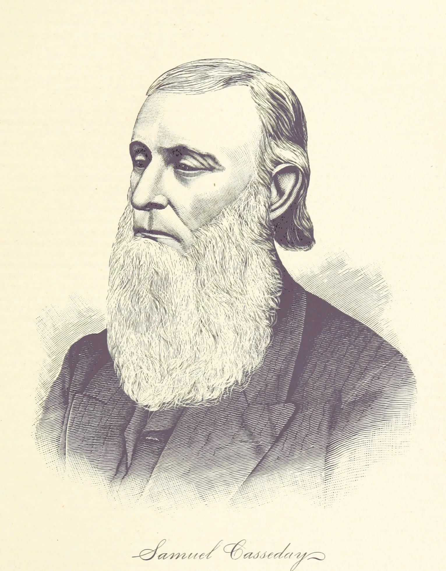Porträt von Samuel Casseday (1795–1876) – Gedenkseite