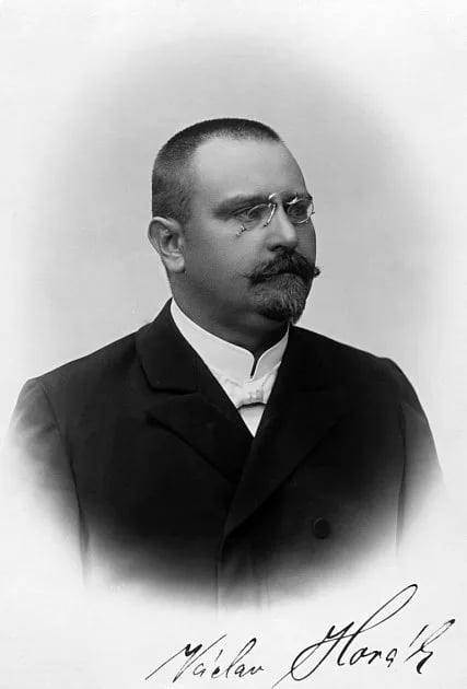 Porträt von Václav Horák (1863–1931) – Gedenkseite