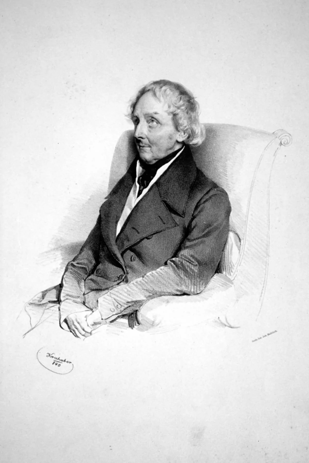 Porträt von Johann Adam II Graf von Abensperg und Traun (1761–1843) – Gedenkseite