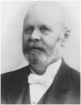 Porträt von Gustaf Alfred Johansson (1833–1916) – Gedenkseite