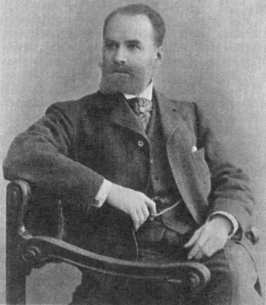 Porträt von Sergey Filippov (1857–1910) – Gedenkseite