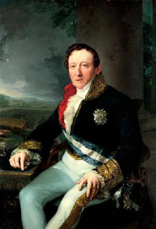 Porträt von Cayo Quiñones de León y Santalla (1818–1899) – Gedenkseite
