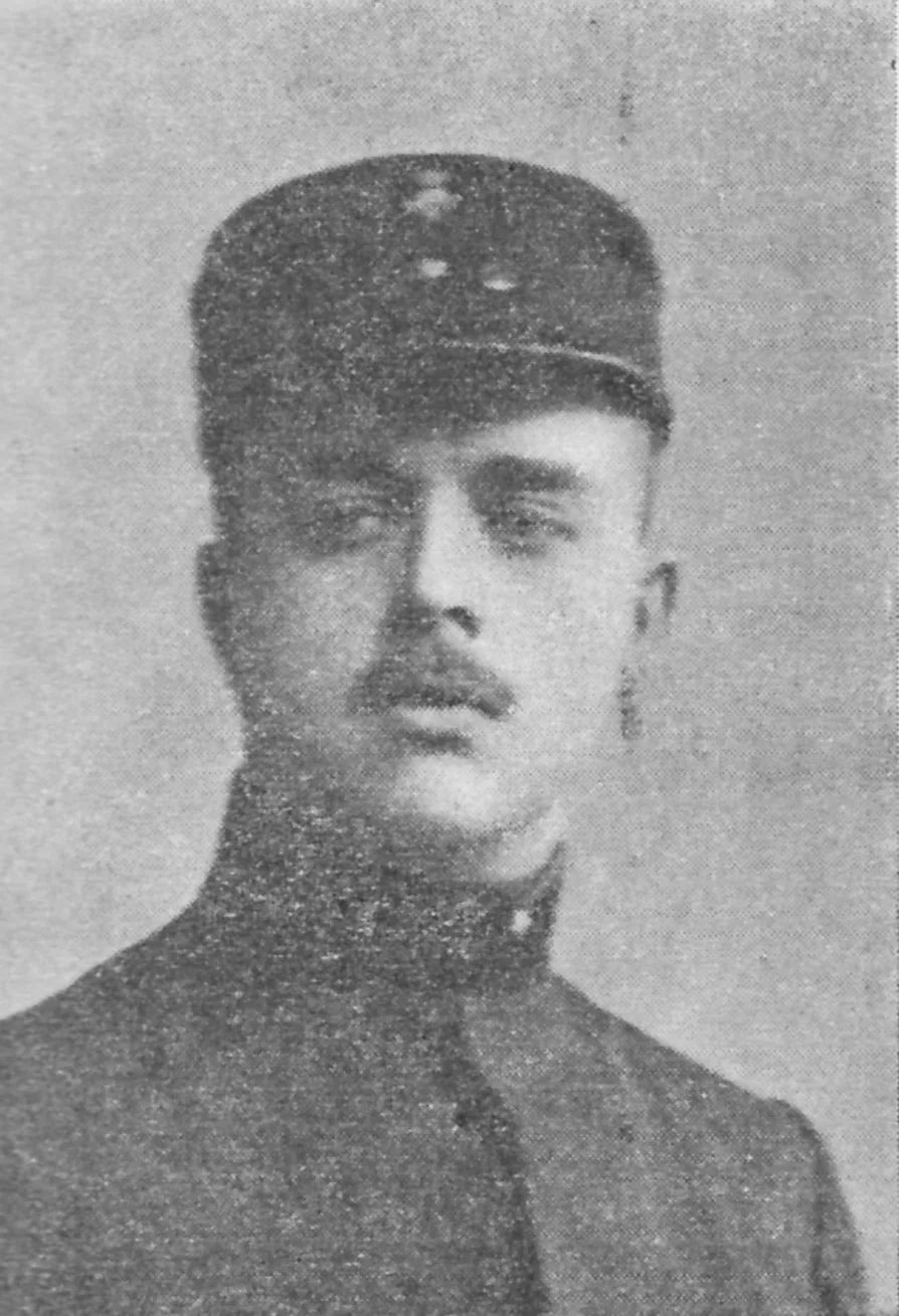 Porträt von Gabriel Devreux (1886–1917) – Gedenkseite