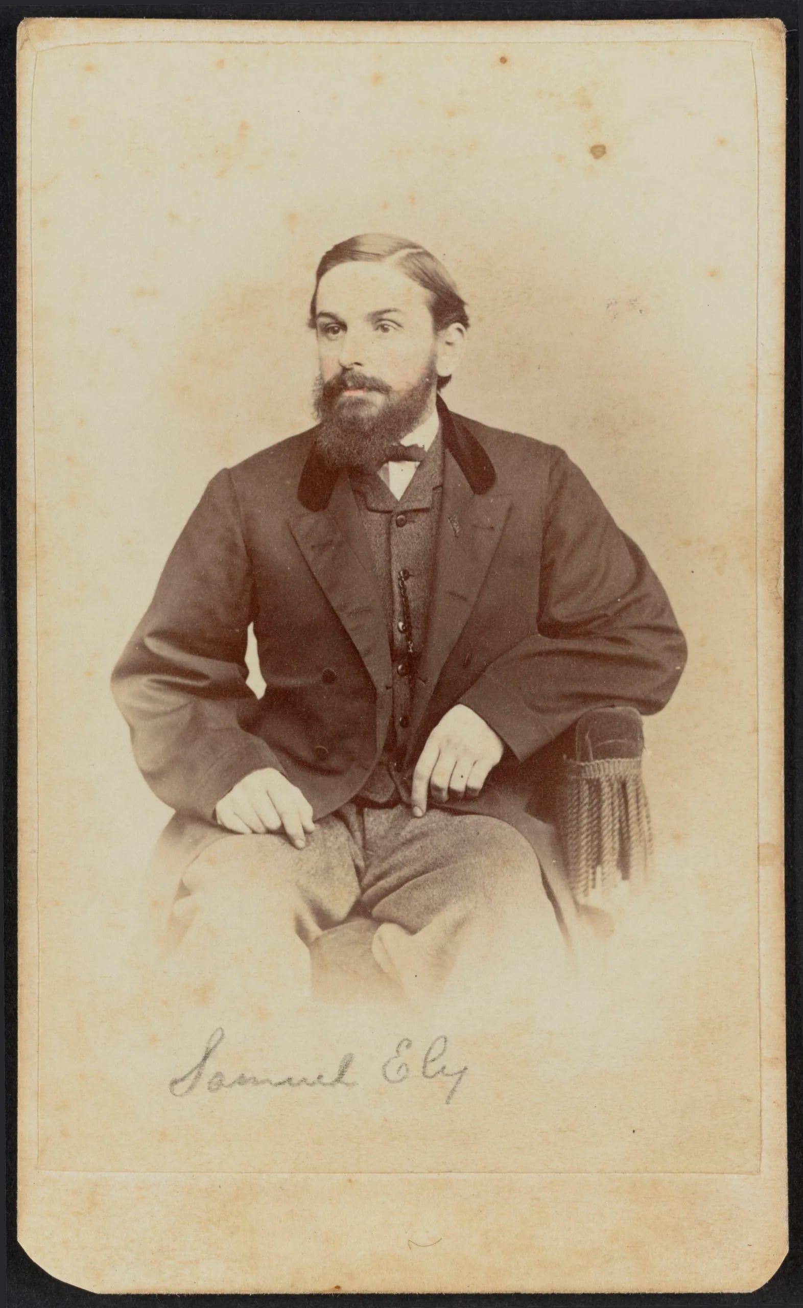 Porträt von Samuel S. Ely (1836–1898) – Gedenkseite
