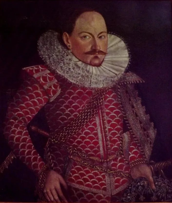 Porträt von Heinrich II. Reuß zu Burgk (1543–1608) – Gedenkseite