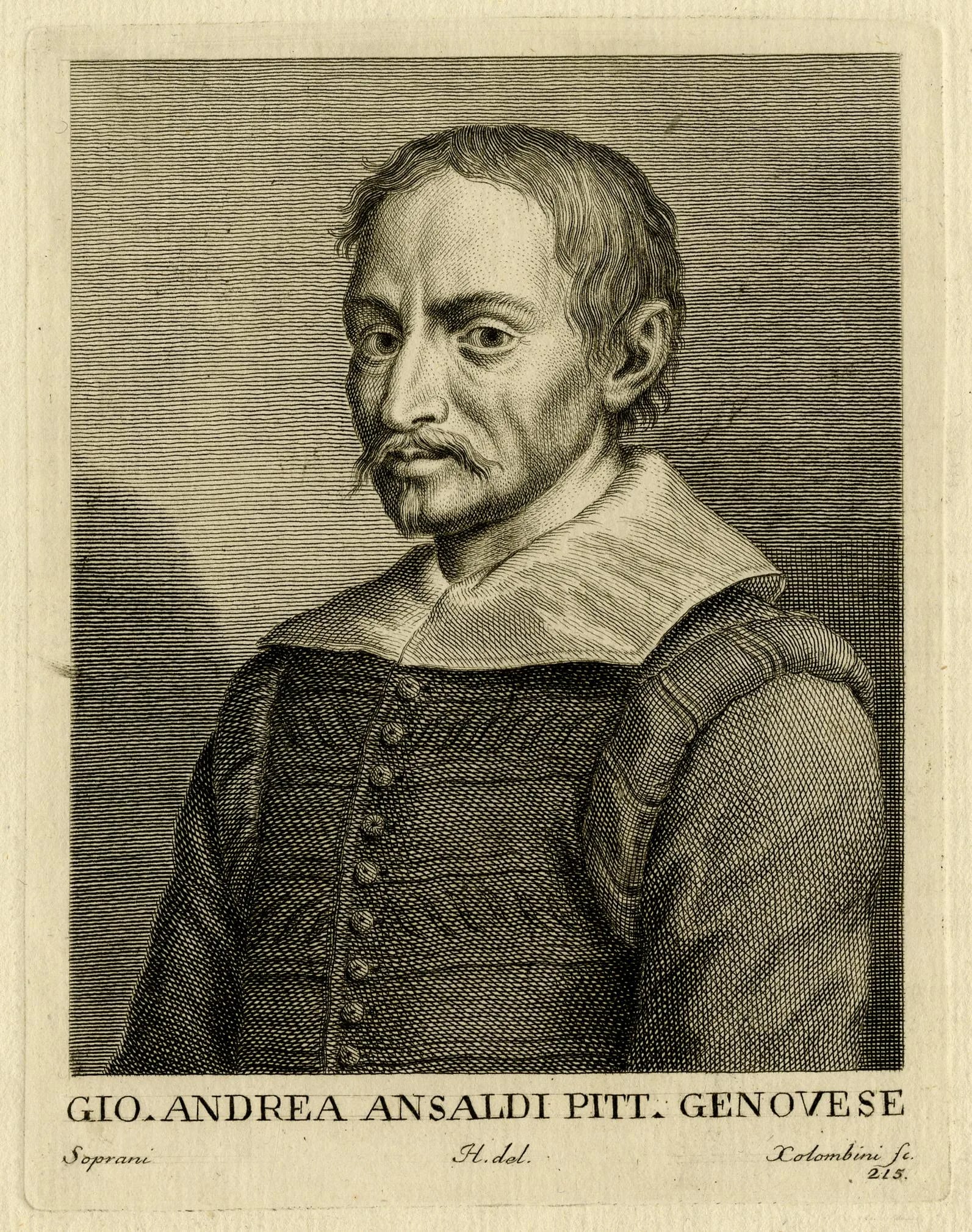 Portrait of Andrea Ansaldo (1584–1638) – memorial page