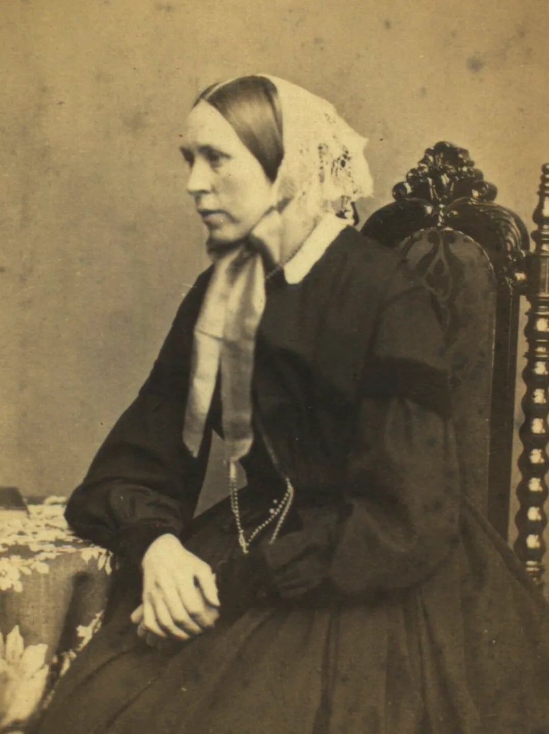 Portrait of Edvardine Reinholdine baronesse Hoff-Rosencrone (1820–1901) – memorial page