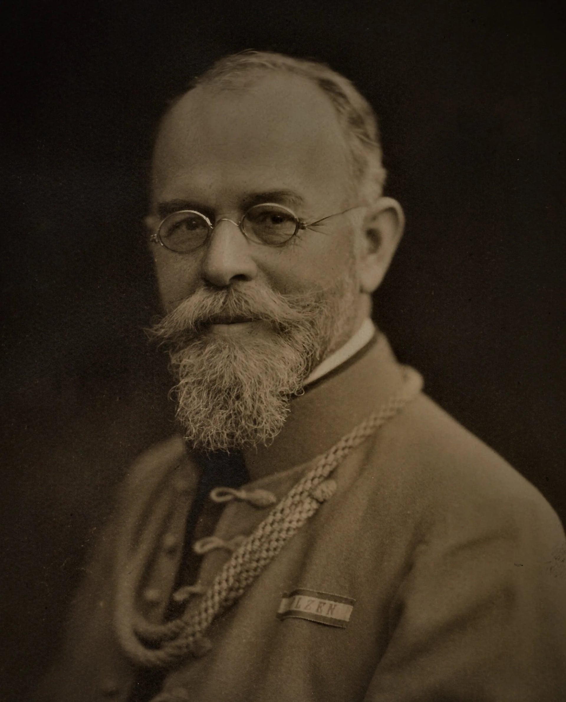 Porträt von František Berdych (1864–1946) – Gedenkseite