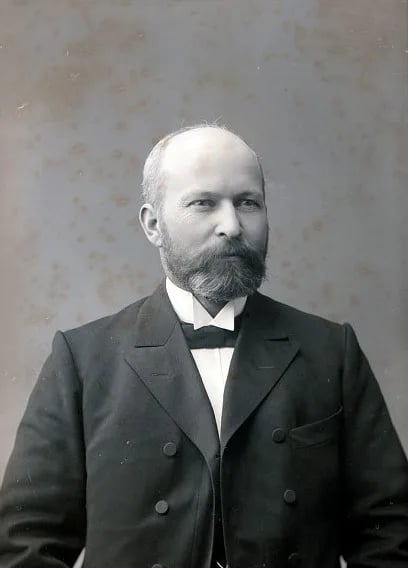 Porträt von Herman Julius Hermansen (1855–1939) – Gedenkseite