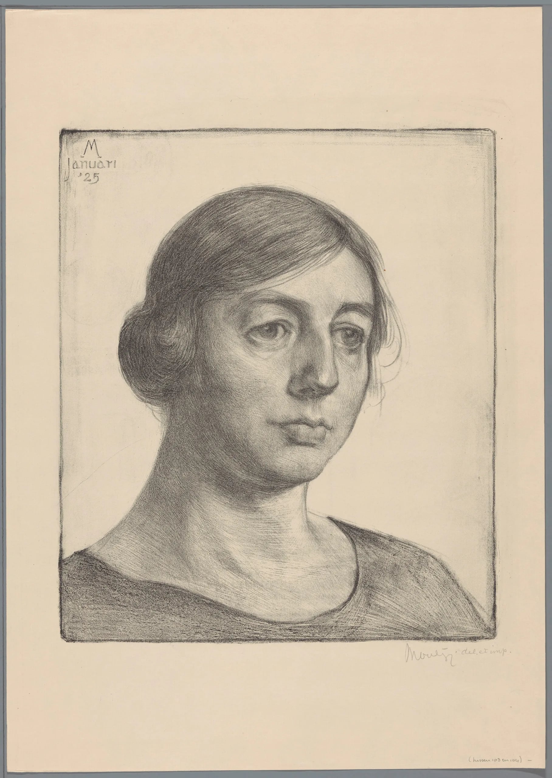 Porträt von Henriëtte Moulijn-Haitsma Mulier (1877–1948) – Gedenkseite