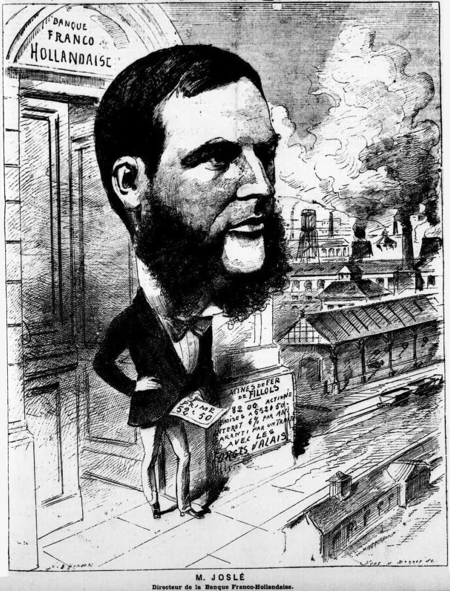 Portrait of Philbert Joslé (1837–1902) – memorial page