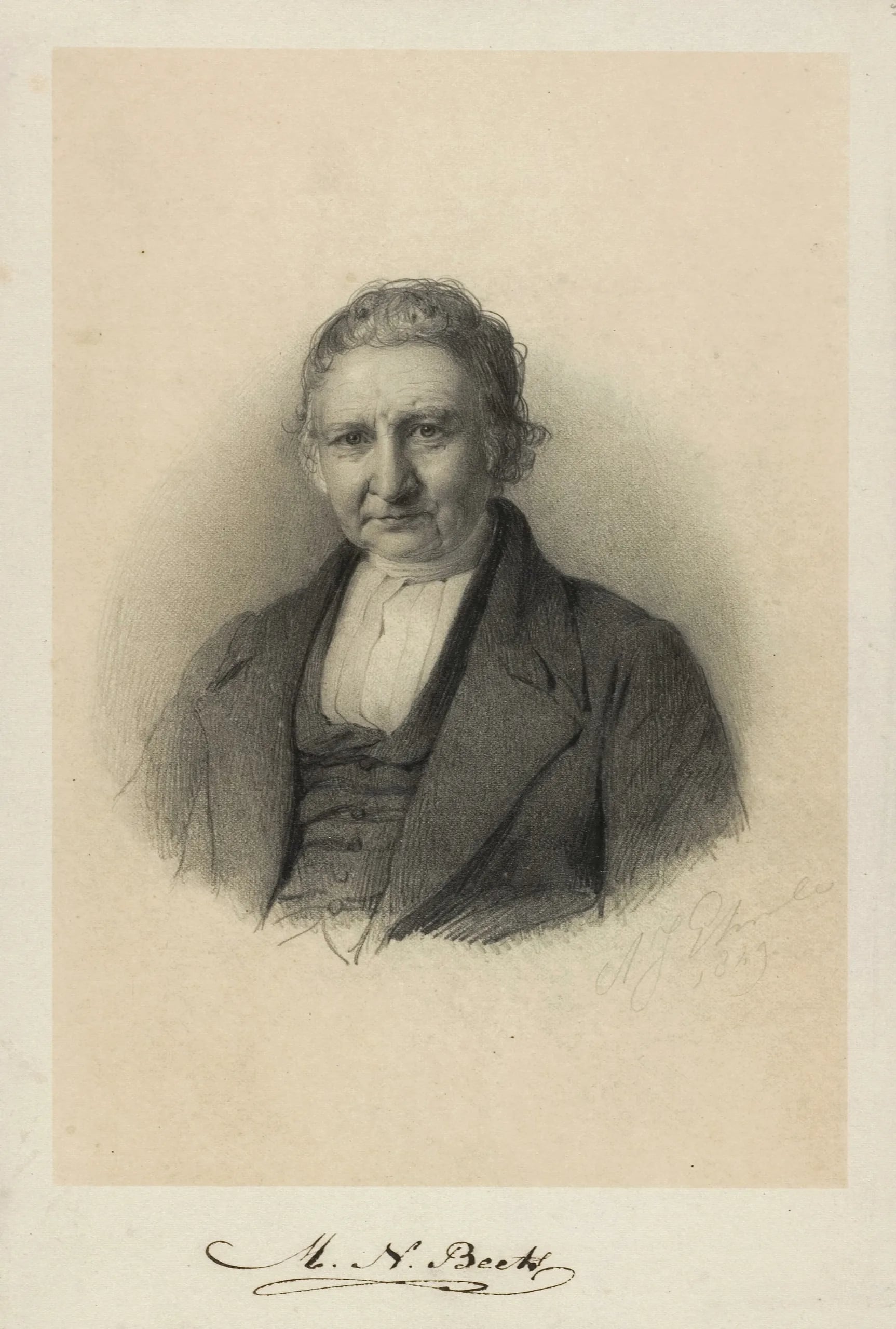 Portrait of Martinus Nicolaas Beets (1780–1869) – memorial page