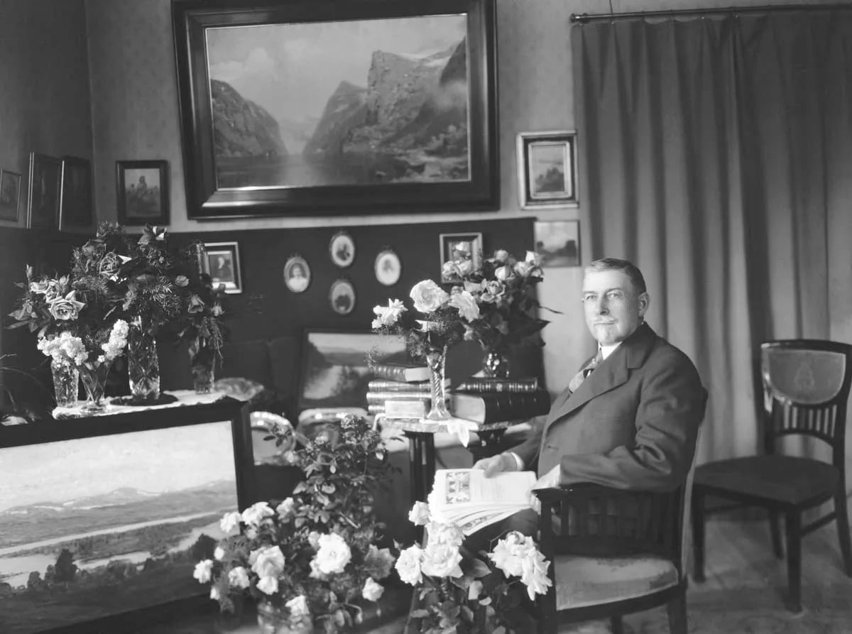 Porträt von Natanael Källander (1867–1940) – Gedenkseite