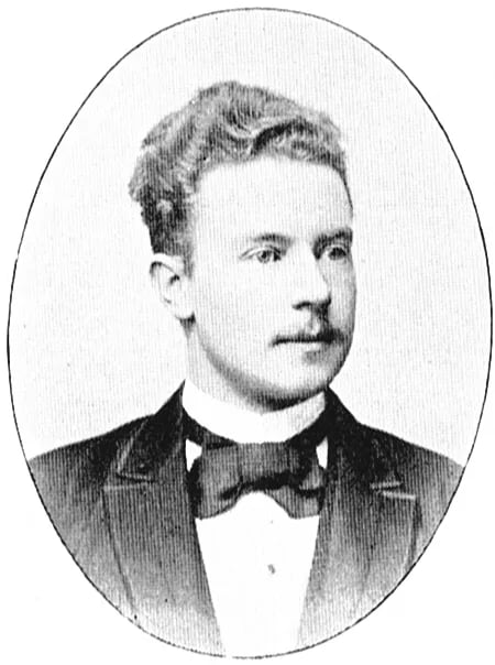 Porträt von Nils Sjöberg (1871–1914) – Gedenkseite