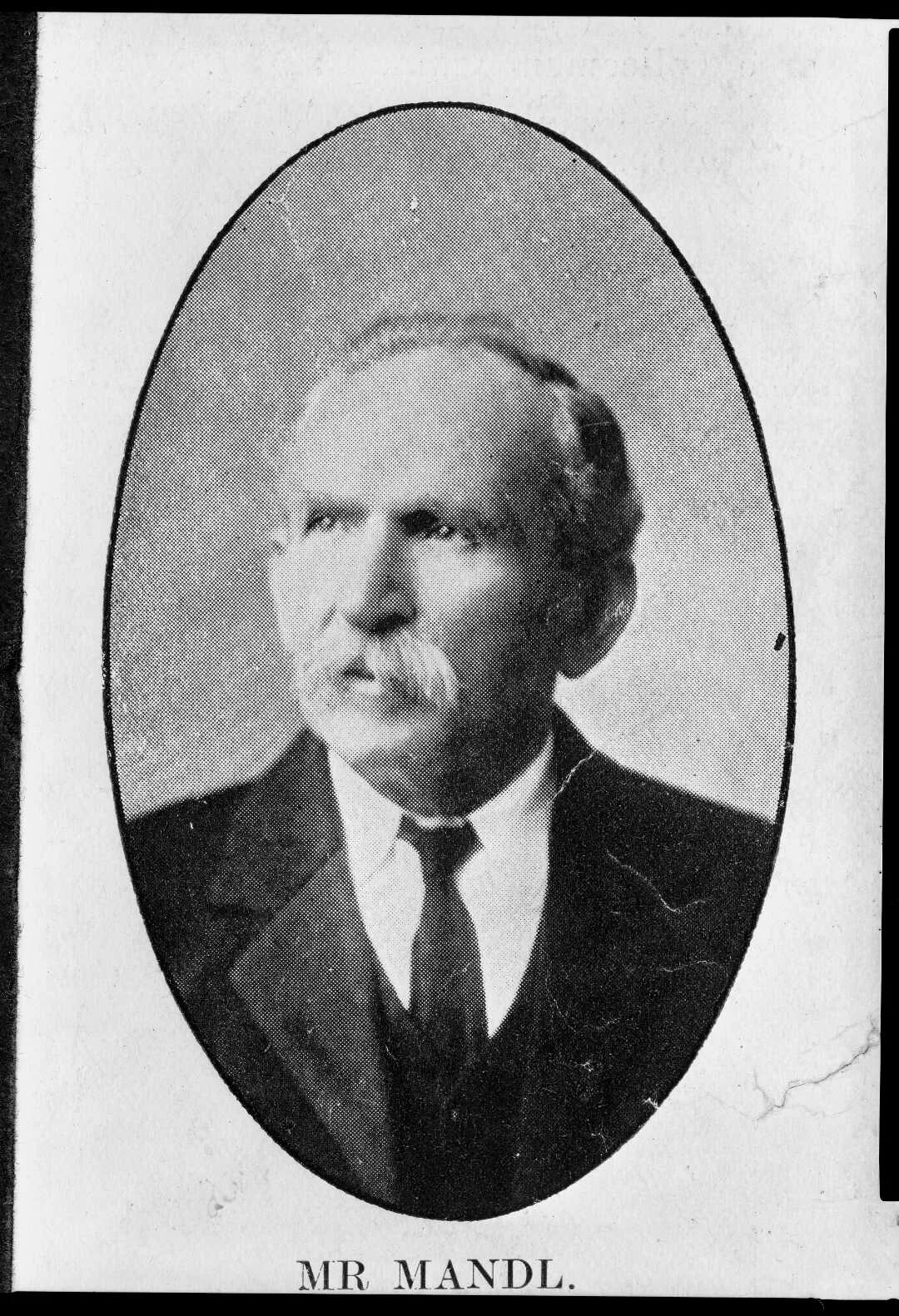 Portrait of Joseph Mandl (1837–1921) – memorial page