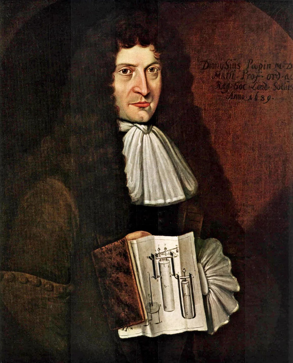 Portrait of Denis Papin (1647–1713) – memorial page