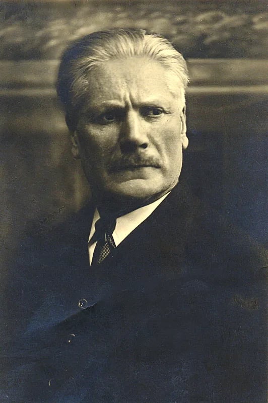 Porträt von Heinrich Pëus (1862–1937) – Gedenkseite