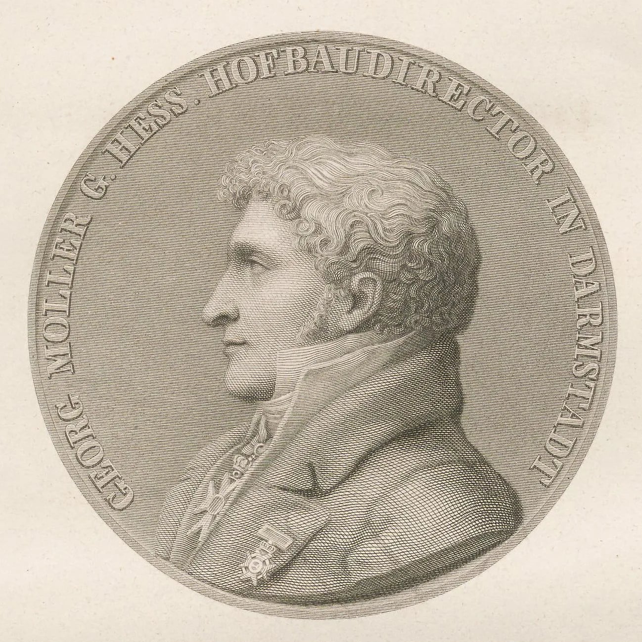 Portrait of Georg Moller (1784–1852) – memorial page