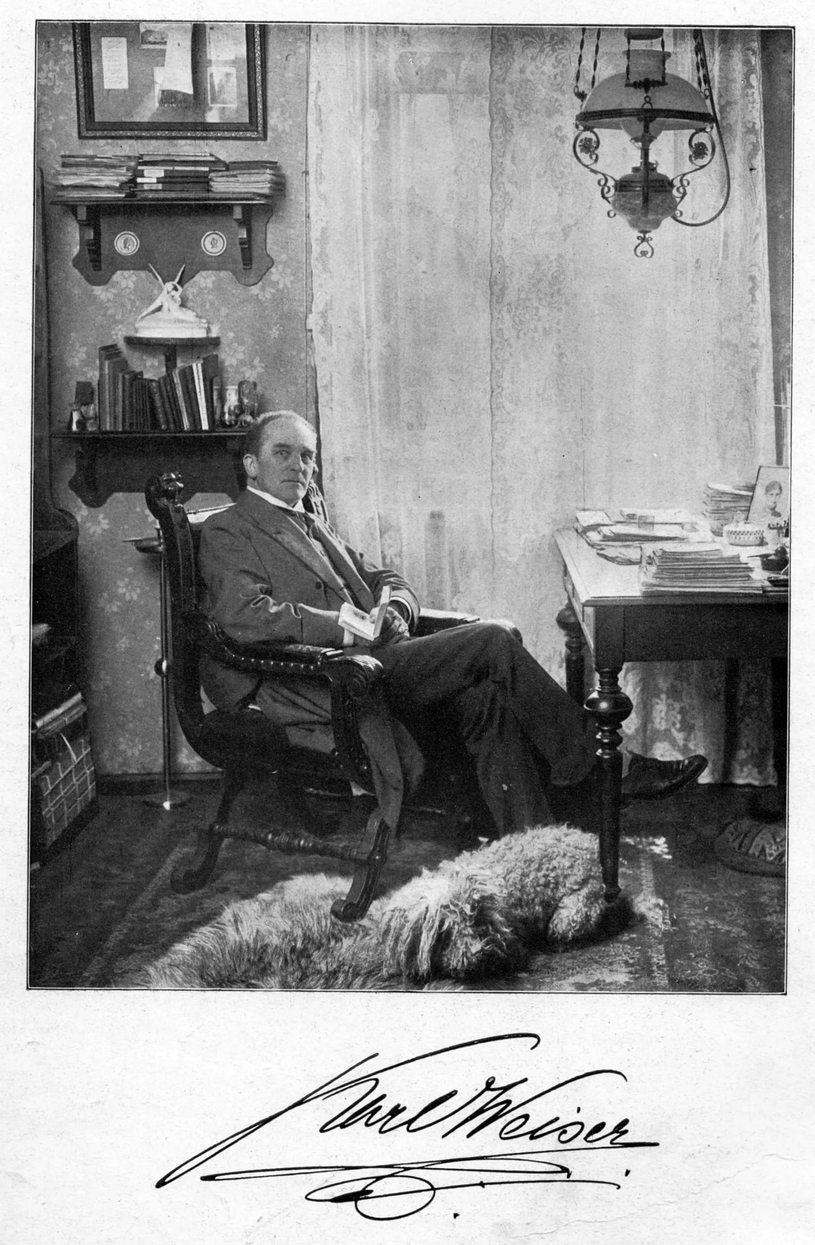 Porträt von Karl Weiser (1848–1913) – Gedenkseite