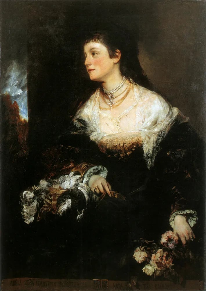 Porträt von Adelheid Kálnoky (1843–1905) – Gedenkseite