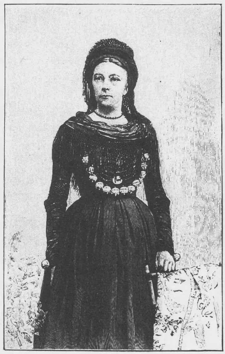 Porträt von Stine Andresen (1849–1927) – Gedenkseite