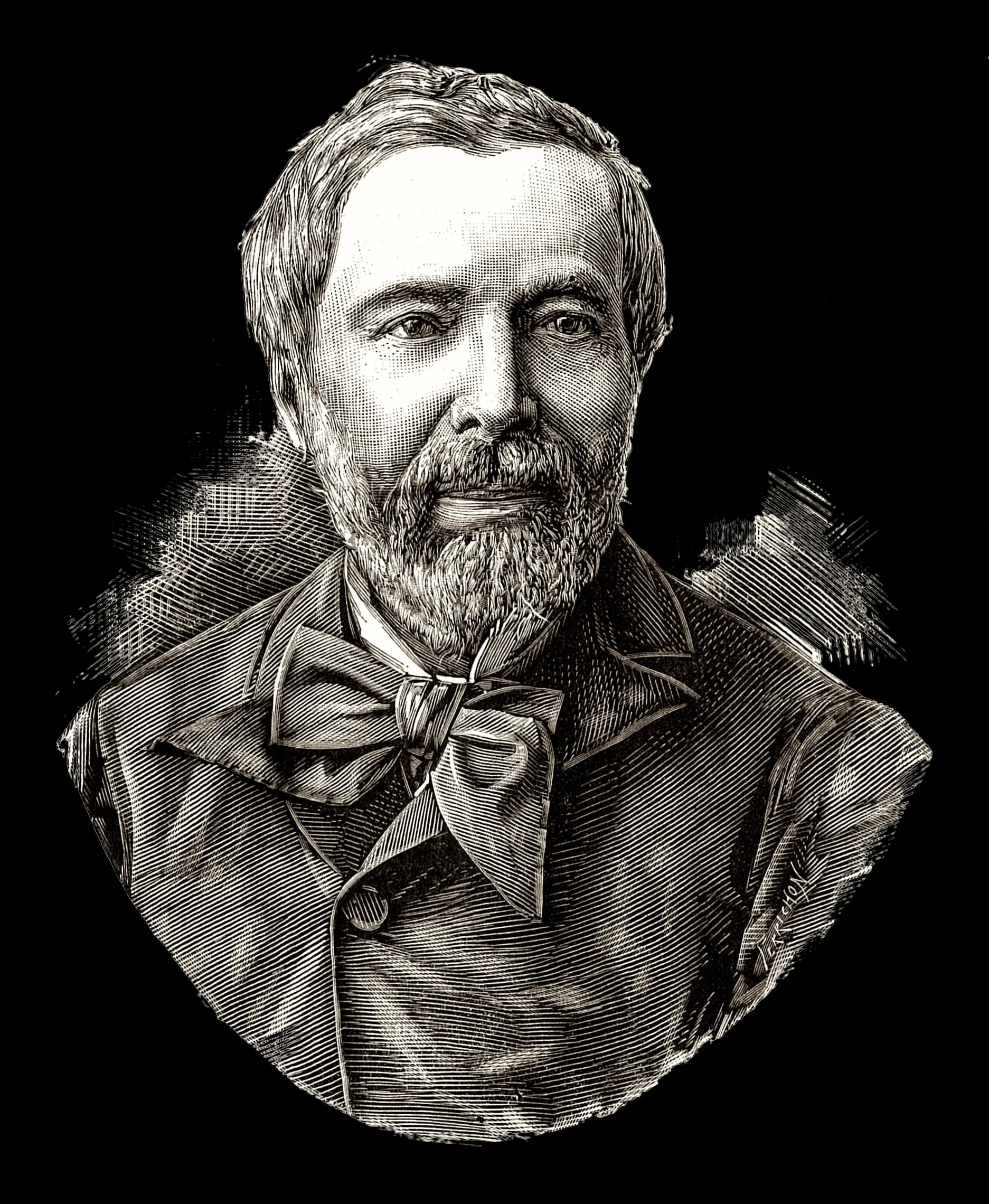 Porträt von Amédée Martinon de Saint-Férreol (1810–1904) – Gedenkseite