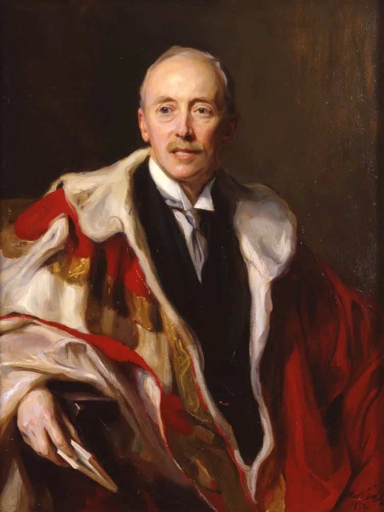 Porträt von Charles Grey, 5. Earl Grey (1879–1963) – Gedenkseite