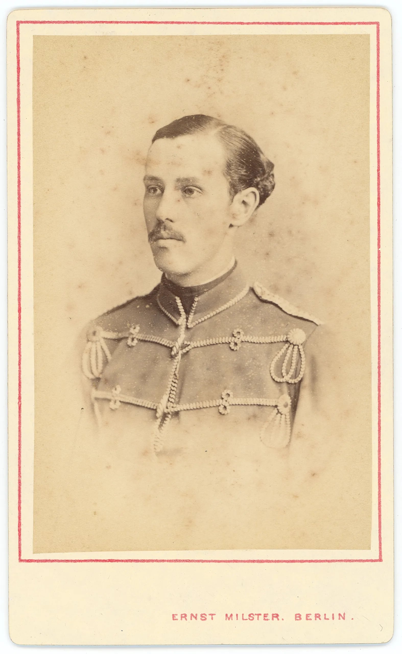 Porträt von Karl von Scharfenberg (1849–1922) – Gedenkseite