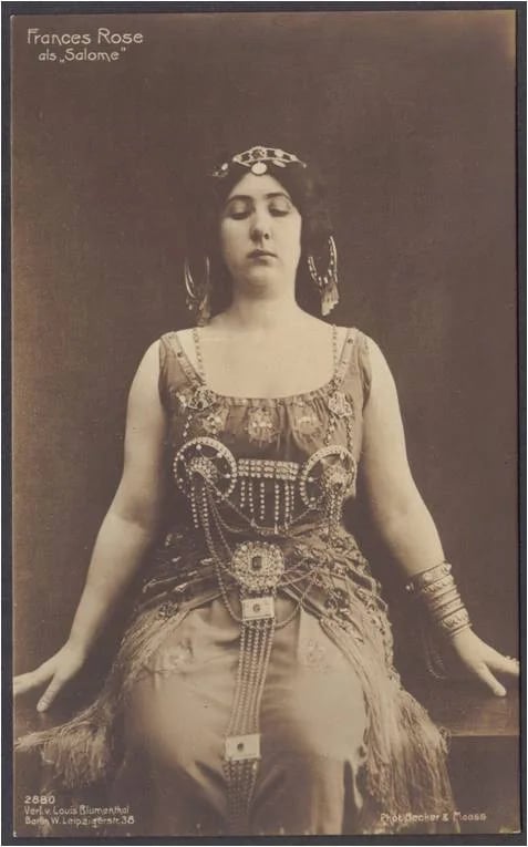 Porträt von Frances Rose (1875–1956) – Gedenkseite