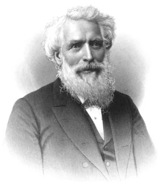 Porträt von August Gast (1819–1891) – Gedenkseite