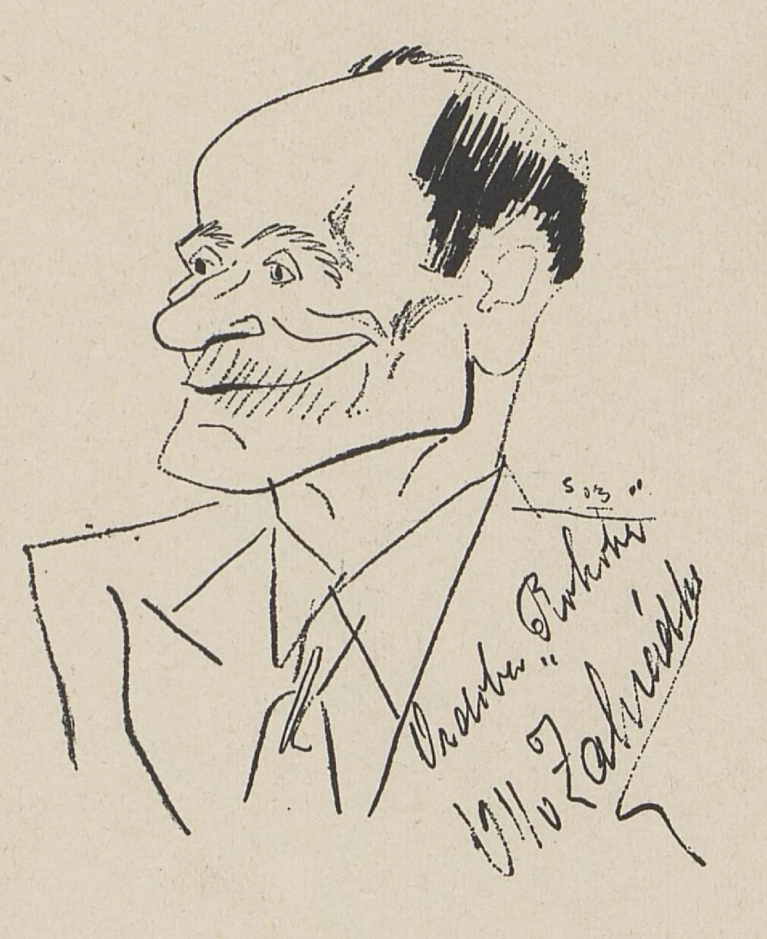 Portrait of Otto Zahrádka (1882–1939) – memorial page