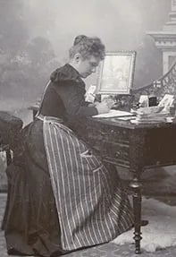 Porträt von Olga Segerberg (1868–1951) – Gedenkseite