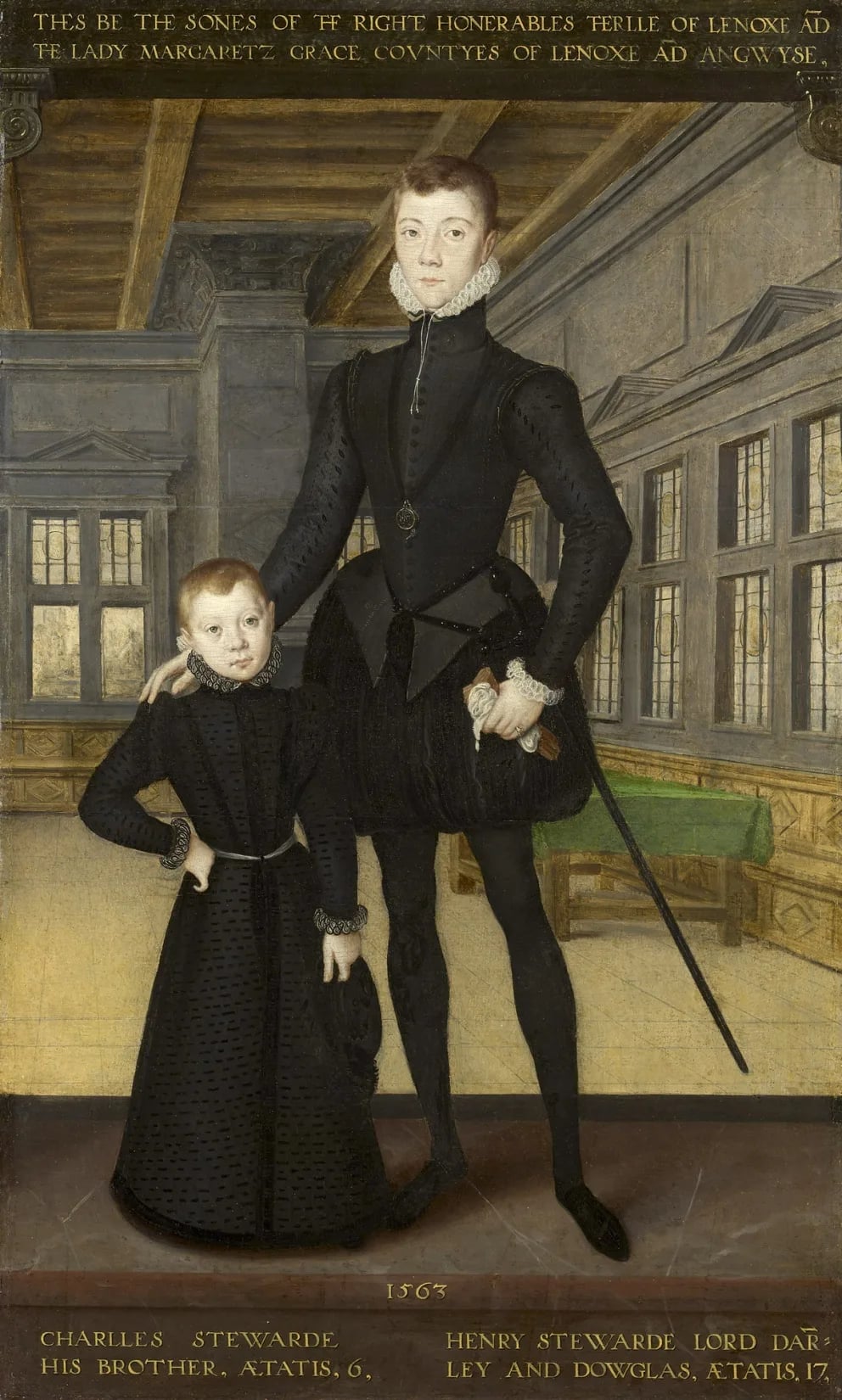 Porträt von Charles Stewart, 5. Earl of Lennox (1555–1576) – Gedenkseite