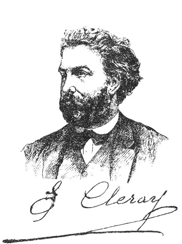 Porträt von Eugène Cléray (1828–1882) – Gedenkseite
