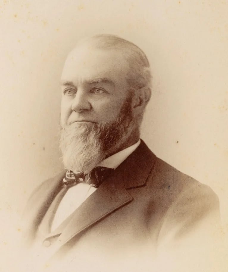 Portrait of James Cushing Leach (1831–1895) – memorial page